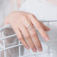 Load image into Gallery viewer, Leaf Ring 925 Sterling Silver